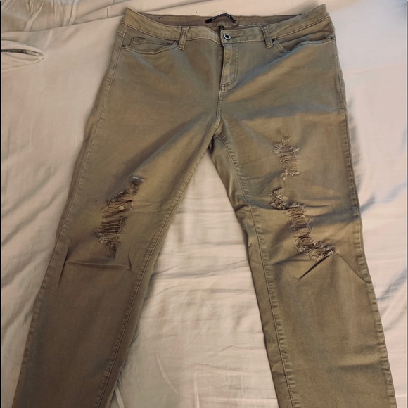 Angel Kiss Denim - Junior’s Angel Kiss size 15 distressed jeans